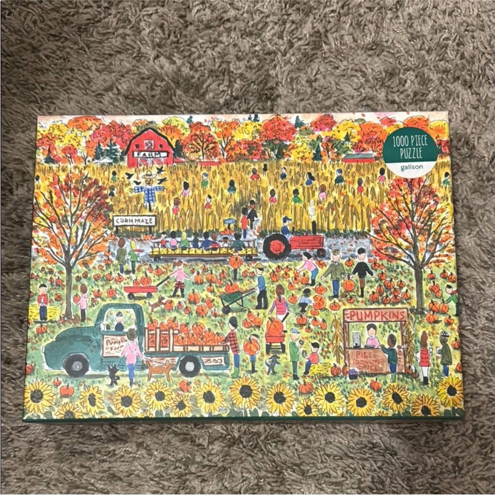 Galison - Pumpkin Patch By Michael Storrings 1000 piece puzzle - Picture 1 of 4